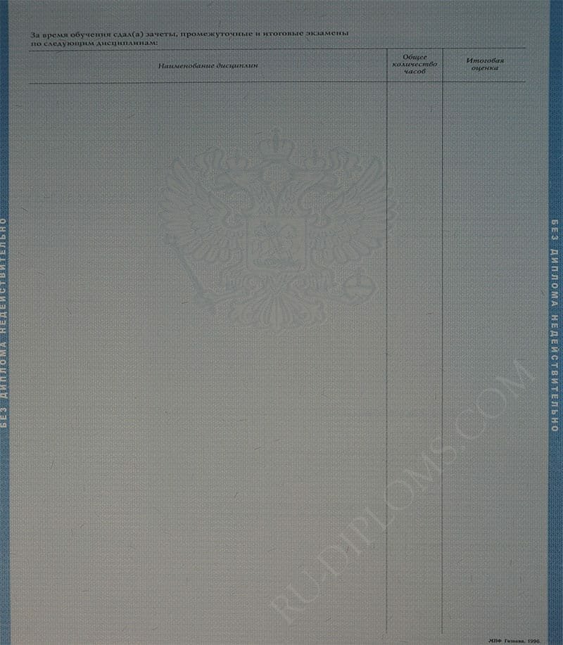 Диплом бакалавра 1997-2003 год   Диплом бакалавра 1997-2003 год